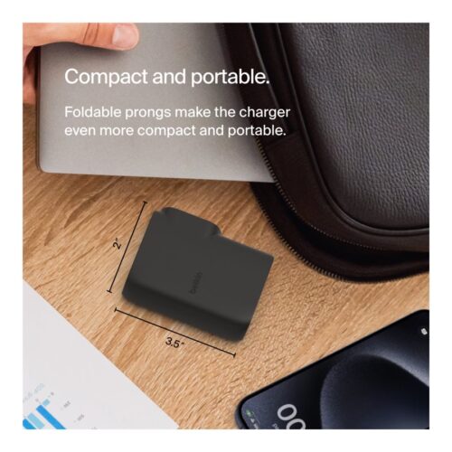 BELKIN Hybrid Wall Travel Charger 25w + 5k Power Bank UK EU US AU Black