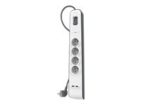 BELKIN Multiprise/Parafoudre 4 Prises 2 Ports USB