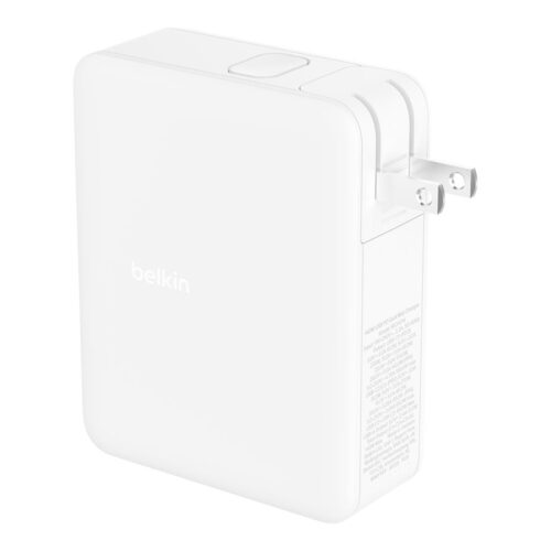 BELKIN PD 140W GAN Wall Charger White With UK+EU+US Plug