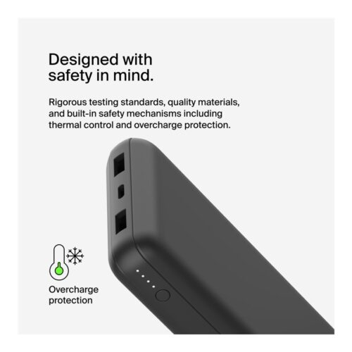 BELKIN Powerbank 20000mAh 15 W USB-C et USB-A
