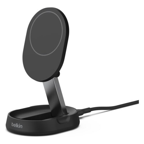 BELKIN PRO Convertible Qi2 15w Magnetic Charging Stand w/o PSU Black