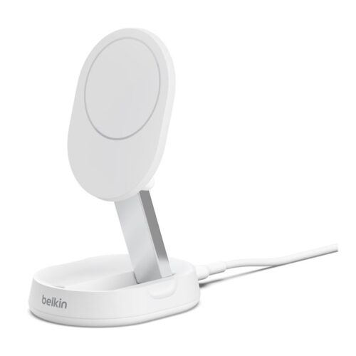 BELKIN PRO Convertible Qi2 15w Magnetic Charging Stand w/o PSU White