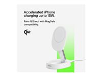 BELKIN PRO Convertible Qi2 15w Magnetic Charging Stand w/o PSU White