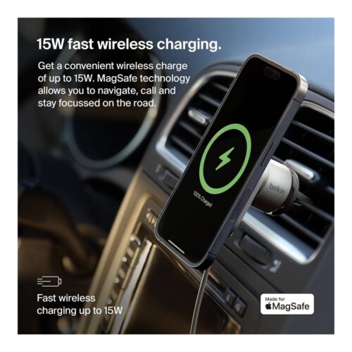 BELKIN Qi2 15W Car Vent Mount CLA