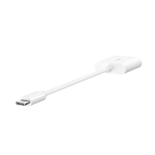 BELKIN Rockstar 3.5mm Audio + USB-C Charge Adapter