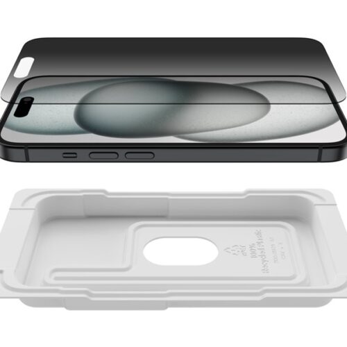 BELKIN ScreenForce Pro TemperedGlass Privacy AM Screen Protection for iPhone 15/14 Pro