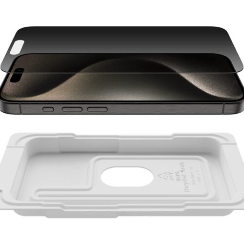 BELKIN ScreenForce Pro TemperedGlass Privacy AM Screen Protection for iPhone 15 Pro