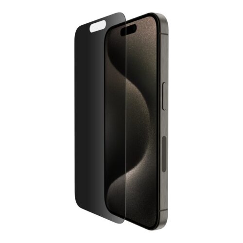 BELKIN ScreenForce Pro TemperedGlass Privacy AM Screen Protection for iPhone 15 Pro