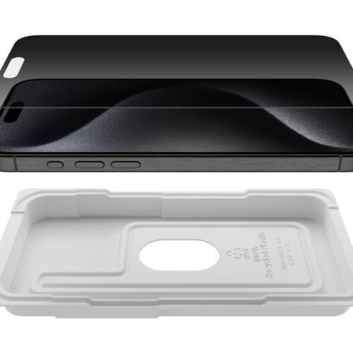 BELKIN ScreenForce Pro TemperedGlass Privacy AM Screen Protection for iPhone 15 Pro Max