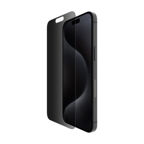 BELKIN ScreenForce Pro TemperedGlass Privacy AM Screen Protection for iPhone 15 Pro Max