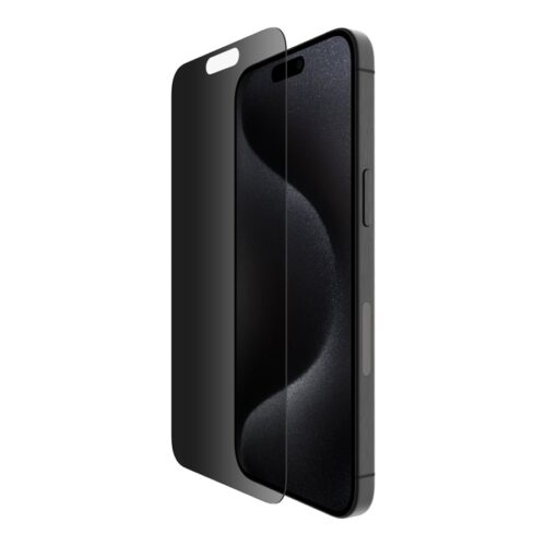 BELKIN ScreenForce Pro TemperedGlass Privacy AM Screen Protection for iPhone 15 Pro Max