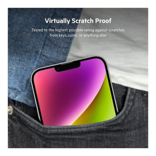 BELKIN ScreenForce Pro UltraGlass Anti-Microbial Screen Protection for iPhone 14/13/13 Pro