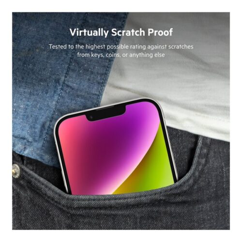 BELKIN ScreenForce Pro UltraGlass Anti-Microbial Screen Protection for iPhone 14 Plus/13 Pro Max