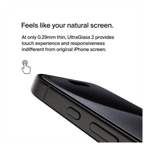 BELKIN ScreenForce Pro UltraGlass2 AM Screen Protection for iPhone 15 Pro
