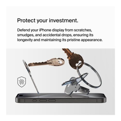 BELKIN ScreenForce Pro UltraGlass2 AM Screen Protection for iPhone 15 Pro