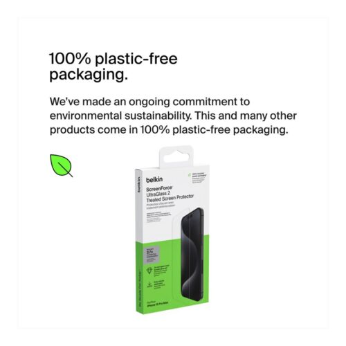 BELKIN ScreenForce Pro UltraGlass2 AM Screen Protection for iPhone 15 Pro Max