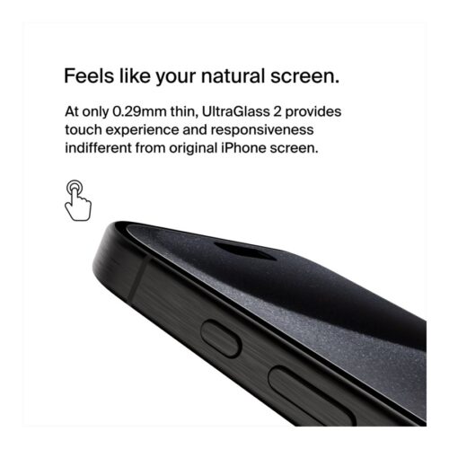 BELKIN ScreenForce Pro UltraGlass2 AM Screen Protection for iPhone 15 Pro Max