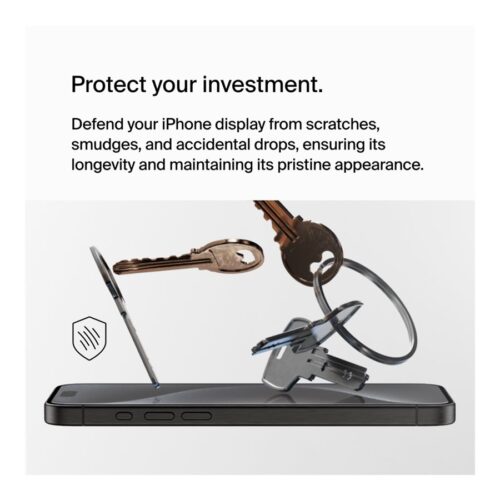 BELKIN ScreenForce Pro UltraGlass2 AM Screen Protection for iPhone 15 Pro Max