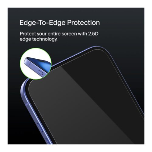 BELKIN ScreenForce Pro UltraGlass2 AM Screen Protector – iPhone 16/15/14 Pro