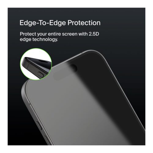 BELKIN ScreenForce Pro UltraGlass2 AM Screen Protector – iPhone 16 Pro