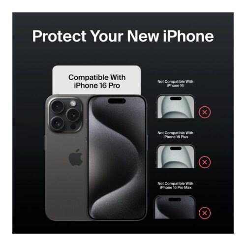 BELKIN ScreenForce Pro UltraGlass2 AM Screen Protector – iPhone 16 Pro