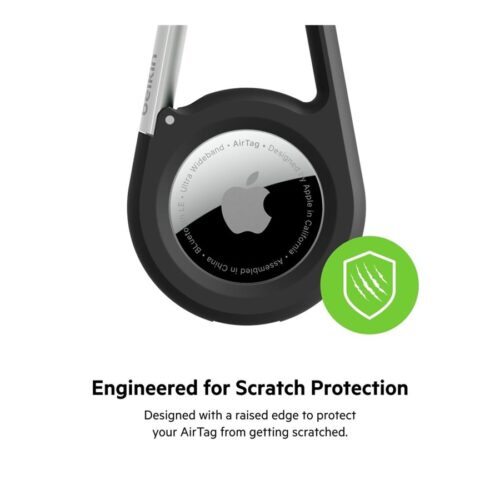 BELKIN Secure Holder Carabiner for Airtag Black