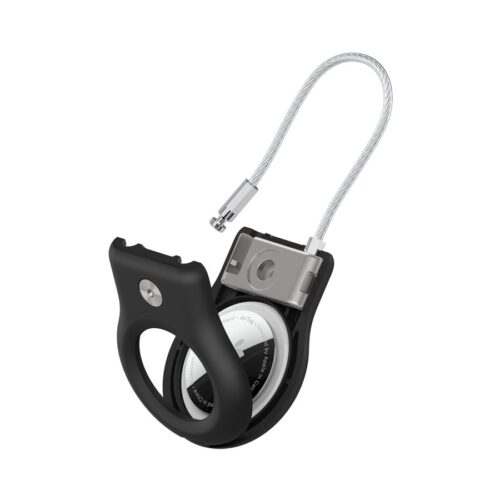 BELKIN Secure Holder with Wire Cable for Airtag Black