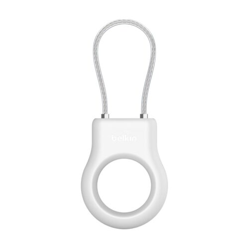 BELKIN Secure Holder with Wire Cable for AirTag White