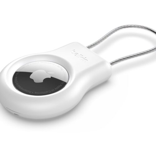 BELKIN Secure Holder with Wire Cable for AirTag White