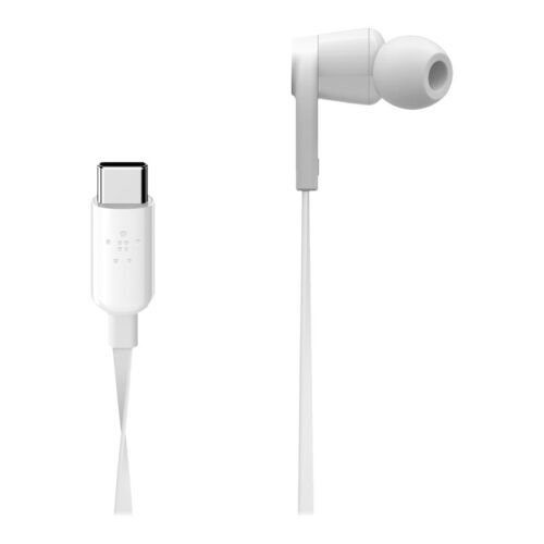 BELKIN SOUNDFORM – Headphones with USB-C Connector White