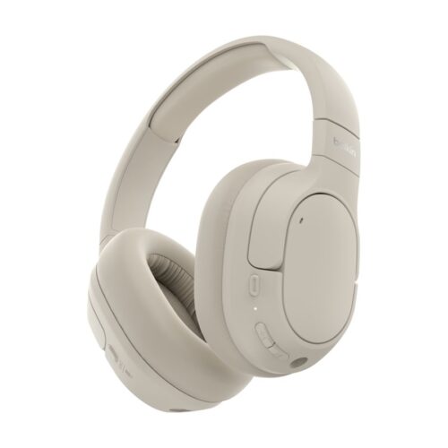 BELKIN SOUNDFORM ISOLATE NOISE CANCELLING HEADPHONES SAND