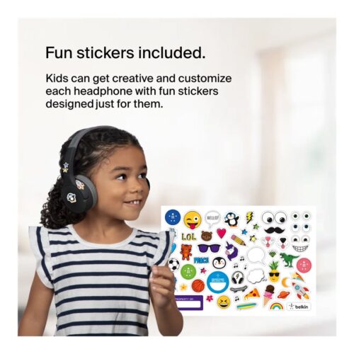 BELKIN Soundform Mini Kids Headphones Black