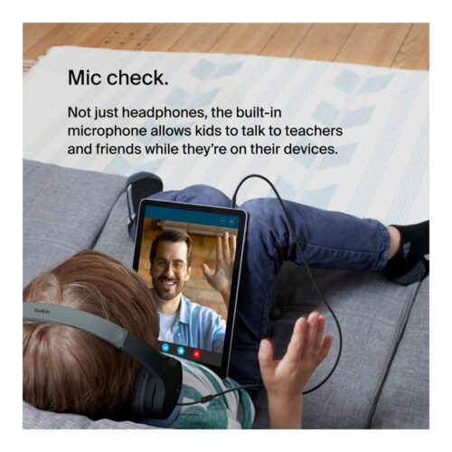 BELKIN SOUNDFORM Mini Wired On-Ear Headphones for Kids Black