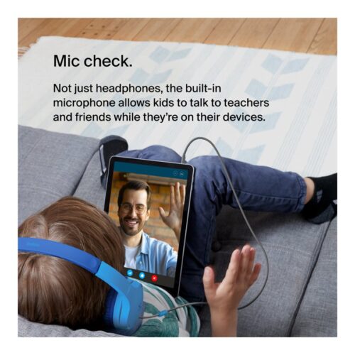 BELKIN SOUNDFORM Mini Wired On-Ear Headphones for Kids Blue