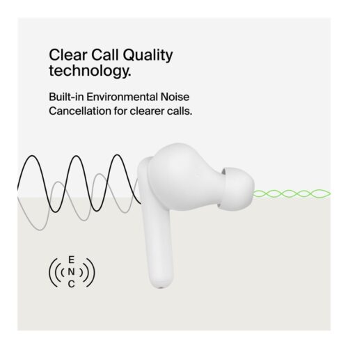 BELKIN SOUNDFORM RHYTHM True Wireless Earbuds White