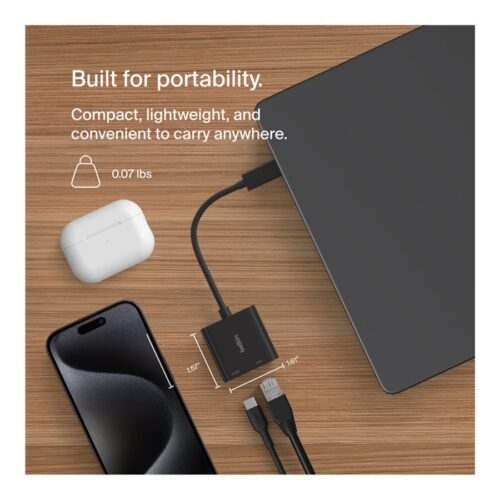 BELKIN USB-C Ethernet Adapter 100W PD