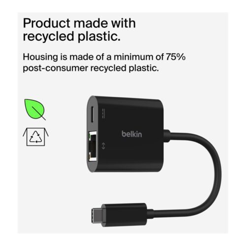 BELKIN USB-C Ethernet Adapter 100W PD