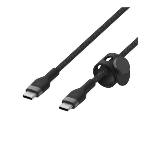 BELKIN USB-C to USB-C Braided Silicone White Black Mix 1m Twin Pack