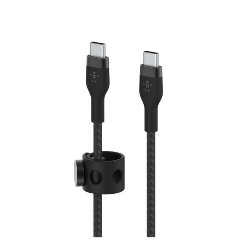 BELKIN USB-C to USB-C Braided Silicone White Black Mix 1m Twin Pack