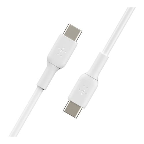 BELKIN USB-C to USB-C PVC White 1m Twin Pack