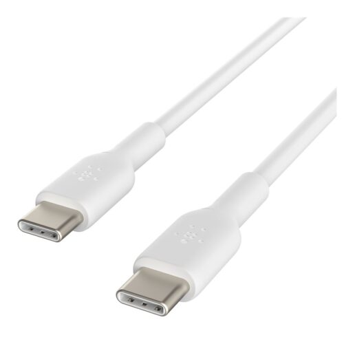 BELKIN USB-C to USB-C PVC White 1m Twin Pack