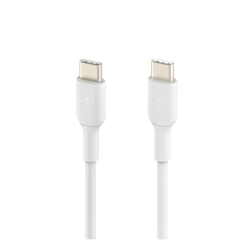 BELKIN USB-C to USB-C PVC White 1m Twin Pack