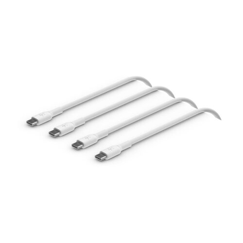 BELKIN USB-C to USB-C PVC White 1m Twin Pack
