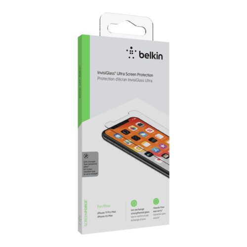 BELKIN Verre trempé pour Iphone 11 Pro Max Anti-Microbial