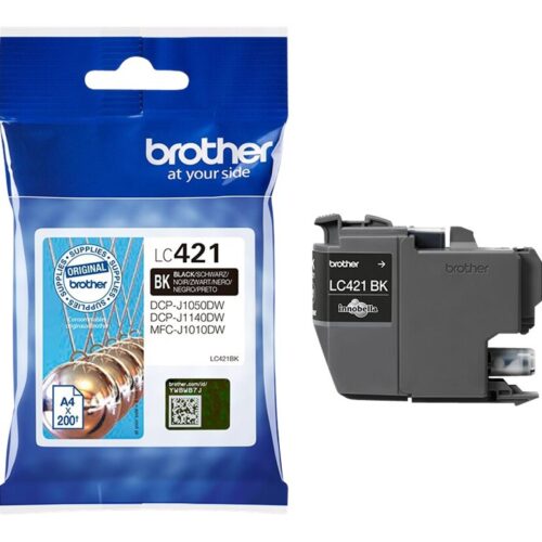 BROTHER 200-page standard capacity Black ink cartridge for DCP-J1050DW MFC-J1010DW and DCP-J1140DW