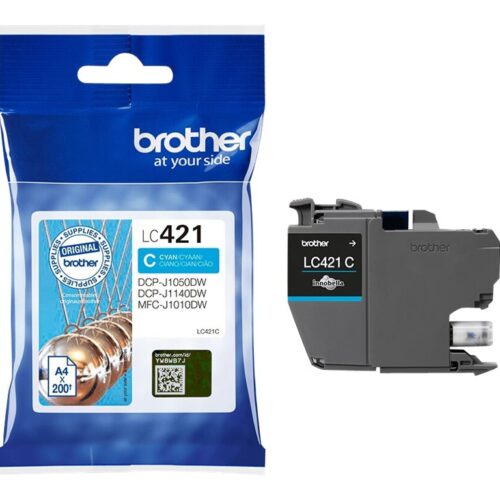 BROTHER 200-page standard capacity Cyan ink cartridge for DCP-J1050DW MFC-J1010DW and DCP-J1140DW