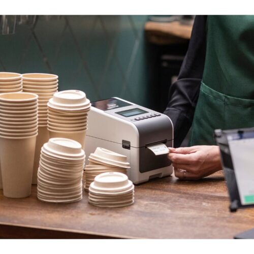 BROTHER 2p label printer USB connection 203dpi Ethernet Battery possible LCD display Bluetooth Wi-Fi