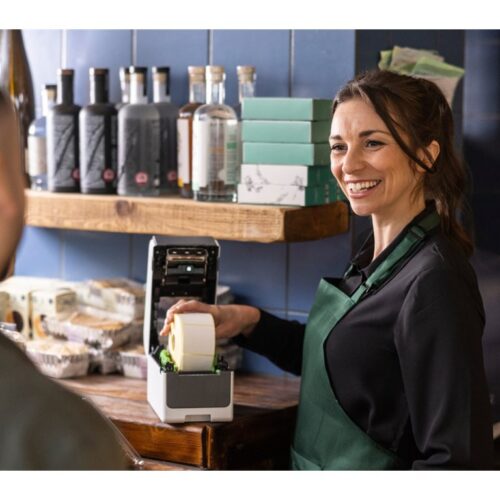 BROTHER 2p label printer USB connection 203dpi Ethernet Battery possible LCD display Bluetooth Wi-Fi