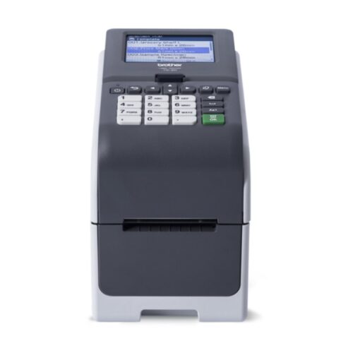 BROTHER 2p label printer USB connection 203dpi Ethernet Possible battery LCD screen Bluetooth Wi-Fi touch screen