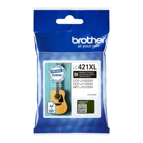 BROTHER 500-page high capacity Black ink cartridge for DCP-J1050DW MFC-J1010DW and DCP-J1140DW